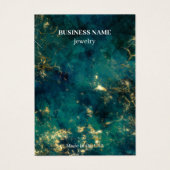 Moderne Emerald QR Code Jewelier Business Necklace (Vorderseite)