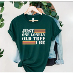 Moderne emotionale Aussage   Orange gelbe Linie T-Shirt