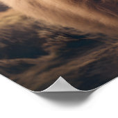 Moderne emotionale Hochland-Kuh-Plakatwand Poster (Ecke)