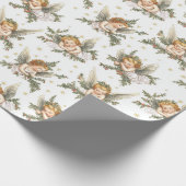 Moderne Engel Muster Geschenkpapier (Ecke)