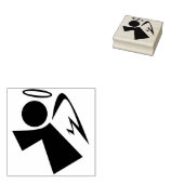 moderne Engelkunst-Briefmarke Gummistempel (Stempel)