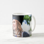 Moderne er tat es Personalisiert Foto Abschluss Kaffeetasse (VorderseiteRechts)