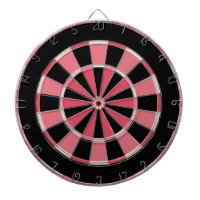 Moderne Erdbeer-Pink und Schwarz