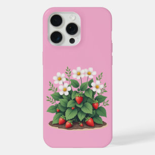 Moderne Erdbeerpflanze iPhone/iPad-Hülle iPhone 15 Pro Max Hülle