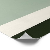 Moderne Erdtöne Geometrisch Abstrakt Poster (Ecke)