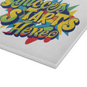 "Moderne Erfolgsnachweis" Schneidebrett (Ecke)