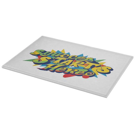 "Moderne Erfolgsnachweis" Schneidebrett (Ecke)