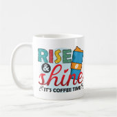 Moderne Erholung und Entspannung in der Kaffeezeit Kaffeetasse (Links)