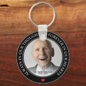 Moderne Erinnerung an das Foto Schlüsselanhänger (Vorderseite)