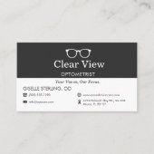 Moderne Erinnerung an einen Termin beim Optiker (Vorderseite)