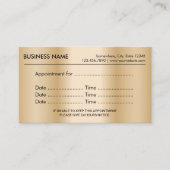 Moderne Erinnerung für den Goldeinsatz Terminkarte (Vorderseite)