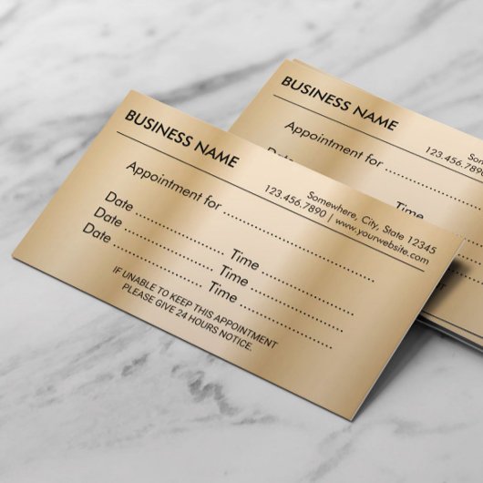 Moderne Erinnerung für den Goldeinsatz Terminkarte