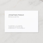 Moderne Erinnerung Minimalistischer Meldebogen Terminkarte (Rückseite)