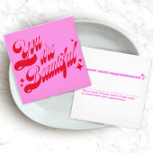 Moderne Erinnerung, rosa Sterne Terminkarte