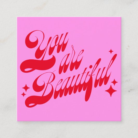 Moderne Erinnerung, rosa Sterne Terminkarte (Vorderseite)