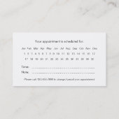 Moderne Erinnerung zur Anstellung von Arbeitskräft Terminkarte (Rückseite)