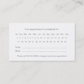 Moderne Erinnerung zur Anstellung von Arbeitskräft Terminkarte (Rückseite)