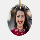 Moderne Erinnerungsbewahrungen im Foto Keramik Ornament (Rechts)