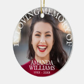 Moderne Erinnerungsbewahrungen im Foto Keramik Ornament (Links)