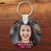 Moderne Erinnerungsbewahrungen im Foto Schlüsselanhänger (Vorderseite)