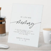 Moderne Erinnerungsfotografie Sockelschild (In Situ)