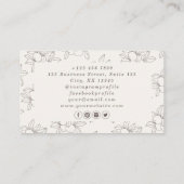 Moderne Ernährungsberatungskarte Visitenkarte (Rückseite)