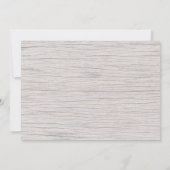 Moderne Erntedank Dinner Blätter Holz Einladung (Rückseite)