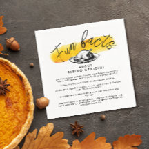 Moderne Erntedank Fun Fakten Gelbes Wasser Farbe