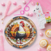 Moderne Erntedank Pumpkin Herbstkollektion Pappteller (Party)