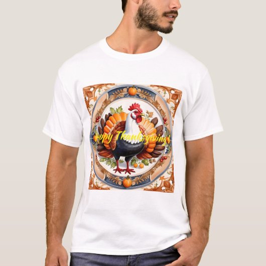 Moderne Erntedank Pumpkin Herbstkollektion T-Shirt (Vorderseite)