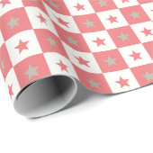 Moderne erste festliche Sparkling Girlfriend Birth Geschenkpapier (Rolleneckpunkt)