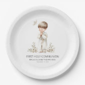 Moderne Erste Heilige Kommune für Junge Pappteller (Vorderseite)