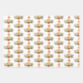 Moderne Erste Kommune Geschenkpapier Set (Vorderseite)