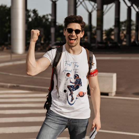 moderne erste Reise um die Sonne T-Shirt