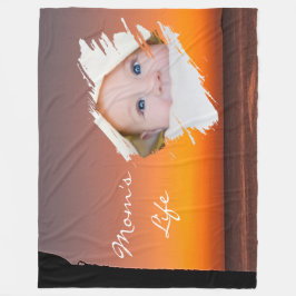 Moderne Erstes Muttertags-Fleece-Decke - Sonnenunt Fleecedecke