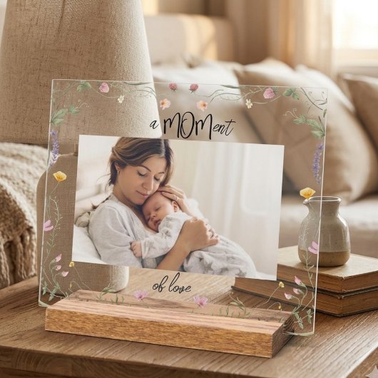 Moderne Erstes Muttertags-Foto-Acrylgabe Acrylschild