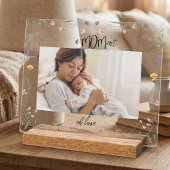 Moderne Erstes Muttertags-Foto-Acrylgabe Acrylschild