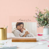 Moderne Erstes Muttertags-Foto-Acrylgabe Acrylschild (Hochzeit)