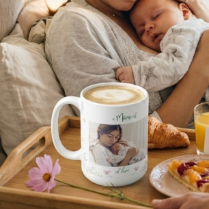 Moderne Erstes Muttertags-Foto-Acrylgabe Kaffeetasse