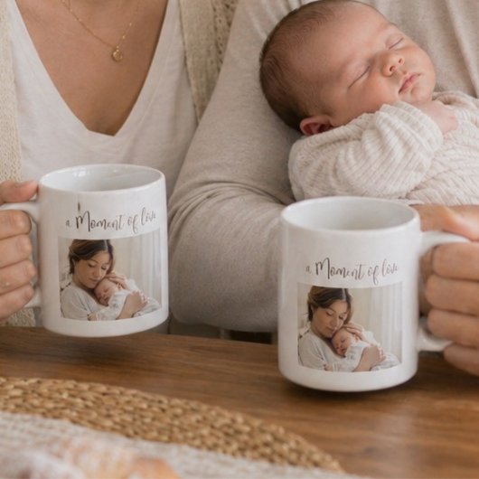 Moderne Erstes Muttertags-Foto-Acrylgabe Kaffeetasse