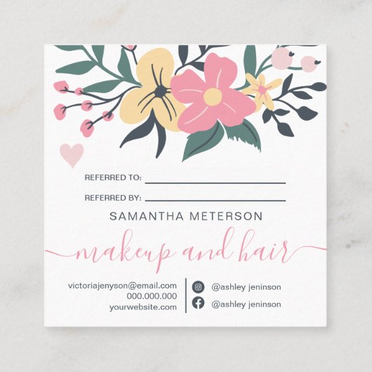 Moderne essbare Pastell-Blumenzwiebeln teilen die Empfehlungskarte (Rückseite)