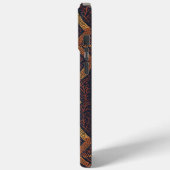 Moderne ethnische Batik-inspirierte Muster Case-Mate iPhone Hülle (Rückseite / Links)