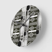 Moderne Ethnische Wanduhr (Winkel)