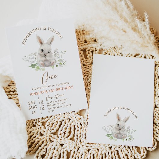 Moderne etwas Sonne macht einen 1. Geburtstag Einladung