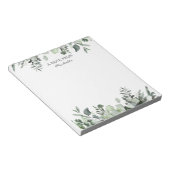 Moderne Eukalyptus-Aquarellen Notizblock (angewinkelt)