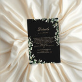 Moderne Eukalyptus-Blätter Begleitkarte