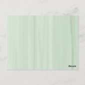 Moderne Eukalyptus Bridal Dusche Einladungskarte (Rückseite)