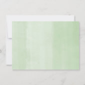 Moderne Eukalyptus erste Kommune danke Karte (Rückseite)