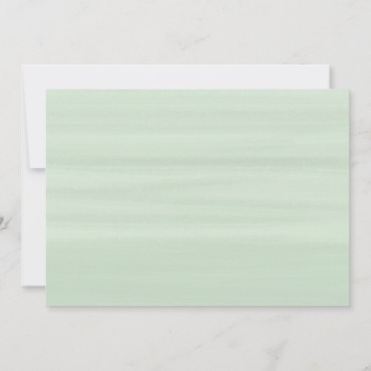 Moderne Eukalyptus Foliage Geometric Frame Wedding Einladung (Rückseite)