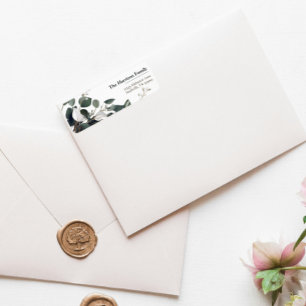 Moderne Eukalyptus-Hochzeitadresse